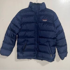 Polo Ralph Lauren Boys Navy Blue Jacket Quilted Down Filled Big Kids Sz S
